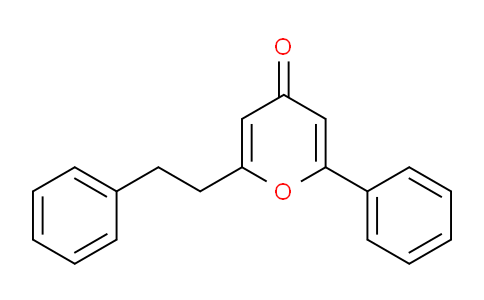 CAS No. 4808-92-8, 2-phenethyl-6-phenyl-4H-pyran-4-one