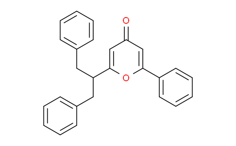 CAS No. 56150-38-0, 2-(1,3-diphenylpropan-2-yl)-6-phenyl-4H-pyran-4-one