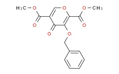 CAS No. 1246616-66-9, dimethyl 3-(benzyloxy)-4-oxo-4H-pyran-2,5-dicarboxylate