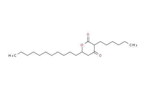 CAS No. 104801-95-8, 3-hexyl-6-undecyldihydro-2H-pyran-2,4(3H)-dione