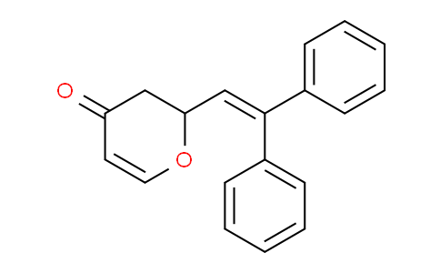 CAS No. 1365565-27-0, 2-(2,2-diphenylvinyl)-2,3-dihydro-4H-pyran-4-one