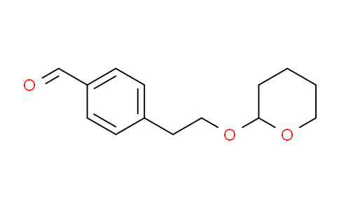 CAS No. 163164-46-3, 4-(2-((tetrahydro-2H-pyran-2-yl)oxy)ethyl)benzaldehyde
