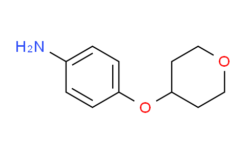 CAS No. 917483-71-7, 4-((tetrahydro-2H-pyran-4-yl)oxy)aniline