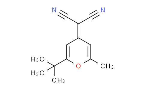 CAS No. 225378-53-0, 2-(2-(tert-butyl)-6-methyl-4H-pyran-4-ylidene)malononitrile