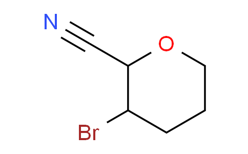 CAS No. 1051940-71-6, 3-bromotetrahydro-2H-pyran-2-carbonitrile