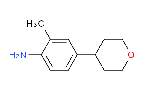 CAS No. 1086392-01-9, 2-methyl-4-(tetrahydro-2H-pyran-4-yl)aniline
