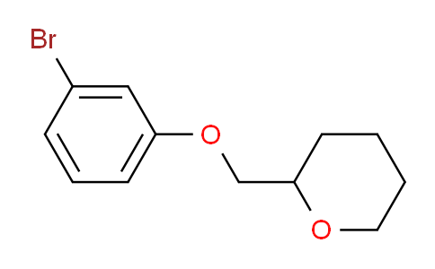CAS No. 1155511-07-1, 2-((3-bromophenoxy)methyl)tetrahydro-2H-pyran