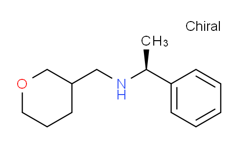 CAS No. 1184000-97-2, (1S)-1-phenyl-N-((tetrahydro-2H-pyran-3-yl)methyl)ethan-1-amine