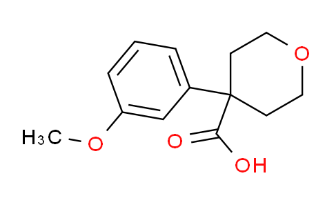 MC777499 | 473706-26-2 | 4-(3-methoxyphenyl)tetrahydro-2H-pyran-4-carboxylic acid