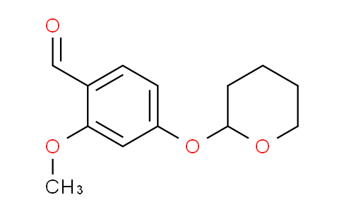 CAS No. 163041-68-7, 2-methoxy-4-((tetrahydro-2H-pyran-2-yl)oxy)benzaldehyde
