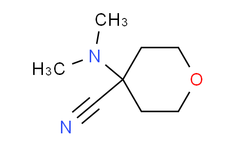 CAS No. 176445-77-5, 4-(Dimethylamino)tetrahydro-2H-pyran-4-carbonitrile