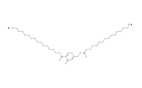 CAS No. 79725-98-7, (4-Oxo-5-(palmitoyloxy)-4H-pyran-2-yl)methyl palmitate