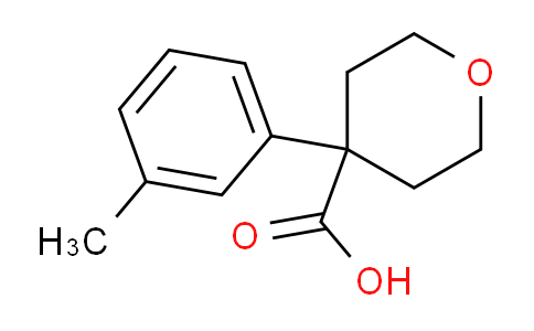 CAS No. 889940-10-7, 4-m-Tolyl-tetrahydro-pyran-4-carboxylic acid