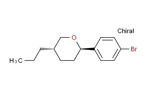 CAS No. 700863-30-5, trans-2-(4-Bromophenyl)-5-propyltetrahydro-2H-pyran
