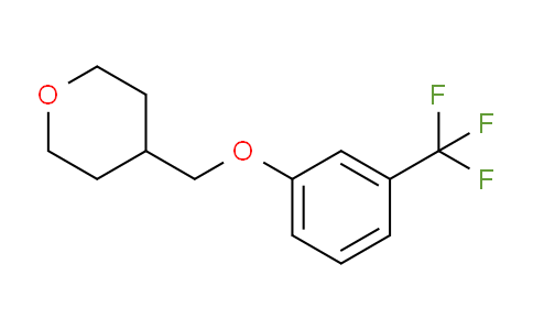 CAS No. 1257664-95-1, 4-((3-(Trifluoromethyl)phenoxy)methyl)tetrahydro-2H-pyran