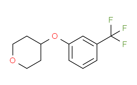 CAS No. 1257664-99-5, 4-(3-(Trifluoromethyl)phenoxy)tetrahydro-2H-pyran