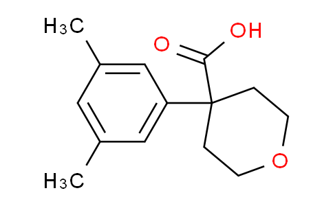 CAS No. 919017-08-6, 4-(3,5-dimethylphenyl)tetrahydro-2H-pyran-4-carboxylic acid