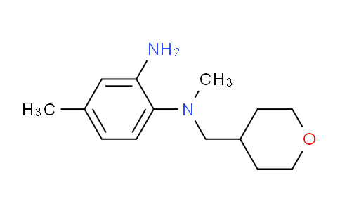 CAS No. 1220037-36-4, N1,4-Dimethyl-N1-((tetrahydro-2H-pyran-4-yl)methyl)benzene-1,2-diamine