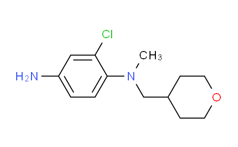 CAS No. 1219979-30-2, 2-Chloro-N1-methyl-N1-((tetrahydro-2H-pyran-4-yl)methyl)benzene-1,4-diamine