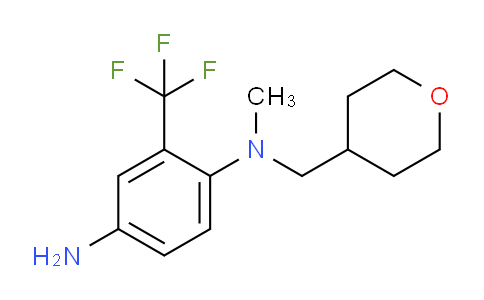 MC777569 | 1219979-39-1 | N1-Methyl-N1-((tetrahydro-2H-pyran-4-yl)methyl)-2-(trifluoromethyl)benzene-1,4-diamine