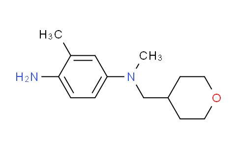 CAS No. 1220016-69-2, N1,3-Dimethyl-N1-((tetrahydro-2H-pyran-4-yl)methyl)benzene-1,4-diamine