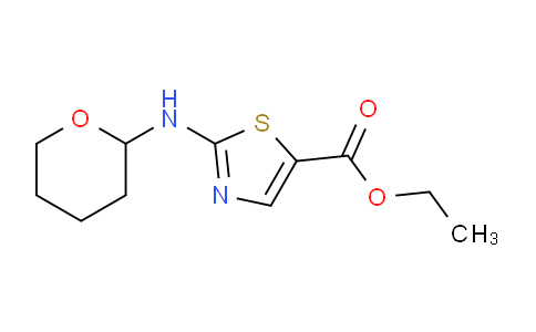CAS No. 1029088-17-2, Ethyl 2-((tetrahydro-2H-pyran-2-yl)amino)thiazole-5-carboxylate