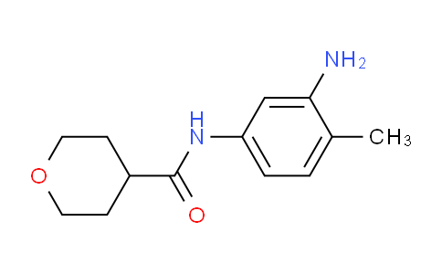 CAS No. 1219949-44-6, N-(3-Amino-4-methylphenyl)tetrahydro-2H-pyran-4-carboxamide