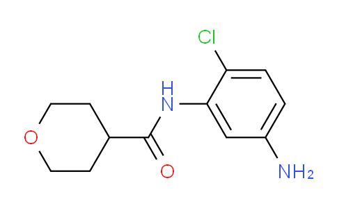 CAS No. 1220020-61-0, N-(5-Amino-2-chlorophenyl)tetrahydro-2H-pyran-4-carboxamide
