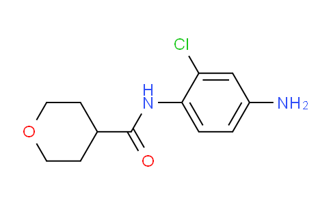 CAS No. 1220031-23-1, N-(4-Amino-2-chlorophenyl)tetrahydro-2H-pyran-4-carboxamide