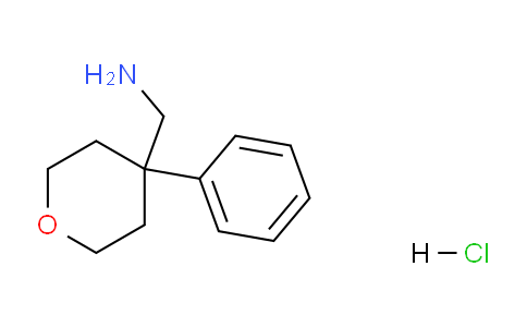 CAS No. 14146-00-0, (4-Phenyltetrahydro-2H-pyran-4-yl)methanamine hydrochloride