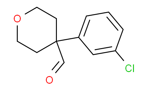 CAS No. 902836-60-6, 4-(3-chlorophenyl)tetrahydro-2H-pyran-4-carbaldehyde