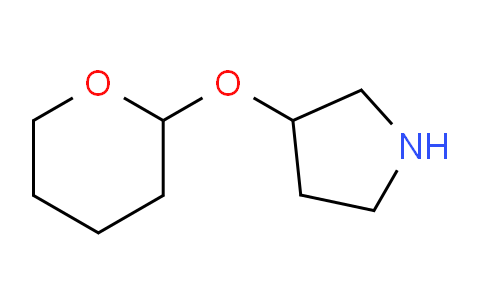 CAS No. 889940-09-4, 3-((Tetrahydro-2H-pyran-2-yl)oxy)pyrrolidine