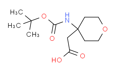 CAS No. 946682-30-0, (4-Boc-amino-tetrahydropyran-4-yl)acetic acid