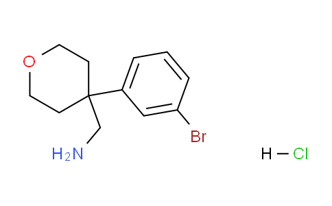 CAS No. 1193388-26-9, (4-(3-Bromophenyl)tetrahydro-2H-pyran-4-yl)methanamine hydrochloride