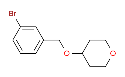 CAS No. 1247385-45-0, 4-[(3-Bromophenyl)methoxy]oxane