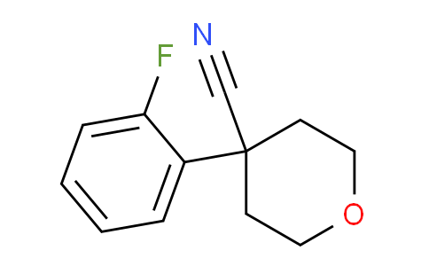 CAS No. 859164-45-7, 4-(2-fluorophenyl)tetrahydro-2H-pyran-4-carbonitrile