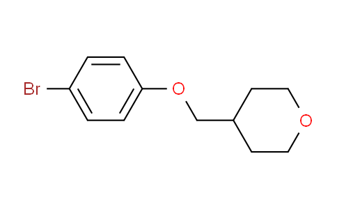 CAS No. 1247383-27-2, 4-((4-Bromophenoxy)methyl)tetrahydro-2H-pyran
