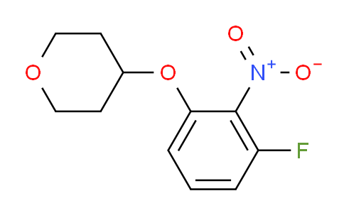 CAS No. 1233953-06-4, 4-(3-Fluoro-2-nitrophenoxy)tetrahydro-2H-pyran