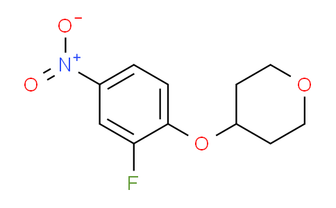 CAS No. 1286275-11-3, 4-(2-Fluoro-4-nitrophenoxy)tetrahydro-2H-pyran