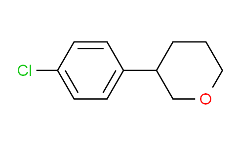 CAS No. 1467061-91-1, 3-(4-Chlorophenyl)tetrahydro-2H-pyran