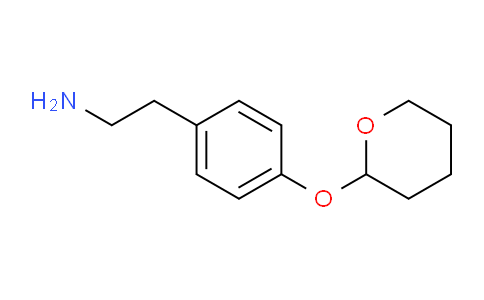 CAS No. 1000550-74-2, 2-[4-(Tetrahydropyran-2-yloxy)phenyl]ethylamine