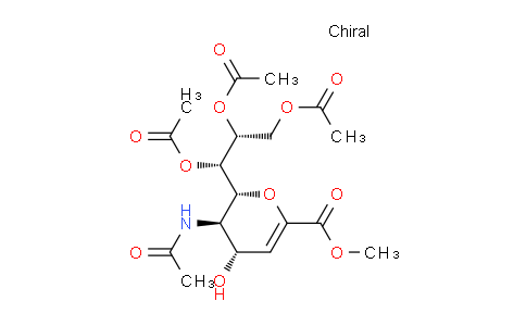 CAS No. 174273-28-0, (1S,2R)-1-((2R,3R,4S)-3-acetamido-4-hydroxy-6-(methoxycarbonyl)-3,4-dihydro-2H-pyran-2-yl)propane-1,2,3-triyl triacetate