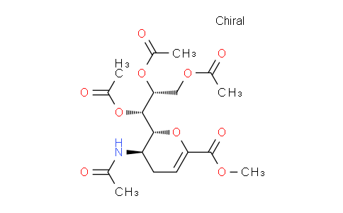 CAS No. 107020-87-1, (1S,2R)-1-((2R,3R)-3-acetamido-6-(methoxycarbonyl)-3,4-dihydro-2H-pyran-2-yl)propane-1,2,3-triyl triacetate