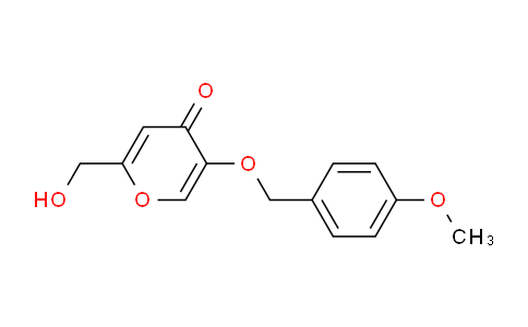 CAS No. 118708-61-5, 2-(hydroxymethyl)-5-[(4-methoxyphenyl)methoxy]pyran-4-one