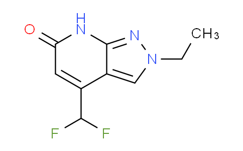 CAS No. 1018165-18-8, 4-(Difluoromethyl)-2-ethyl-2H-pyrazolo[3,4-b]pyridin-6(7H)-one