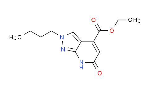 CAS No. 1245771-79-2, Ethyl 2-butyl-6-oxo-6,7-dihydro-2H-pyrazolo[3,4-b]pyridine-4-carboxylate