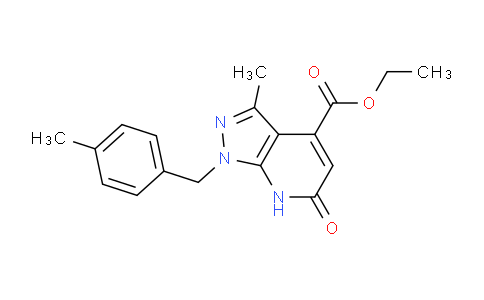 MC777704 | 1174860-77-5 | Ethyl 3-methyl-1-(4-methylbenzyl)-6-oxo-6,7-dihydro-1H-pyrazolo[3,4-b]pyridine-4-carboxylate