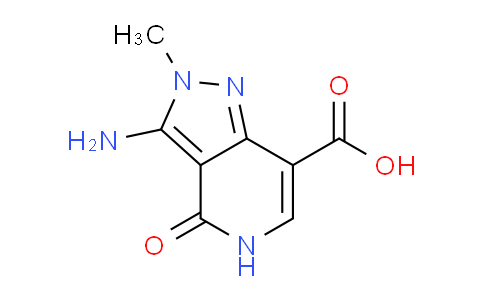 CAS No. 108128-91-2, 3-Amino-2-methyl-4-oxo-4,5-dihydro-2H-pyrazolo[4,3-c]pyridine-7-carboxylic acid