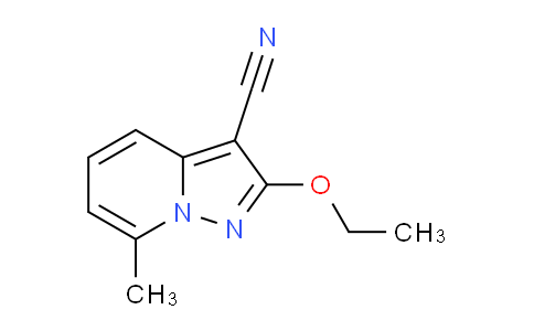 CAS No. 110911-77-8, 2-Ethoxy-7-methylpyrazolo[1,5-a]pyridine-3-carbonitrile