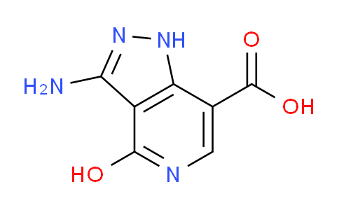 CAS No. 120581-76-2, 3-Amino-4-hydroxy-1H-pyrazolo[4,3-c]pyridine-7-carboxylic acid